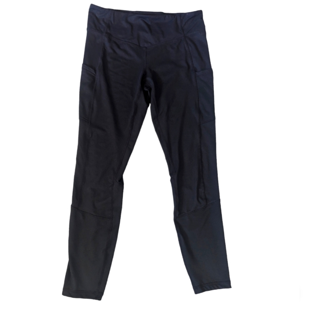 WOMAN'S Joe Fresh Active Black Capri Leggings With Pockets- Size Medium